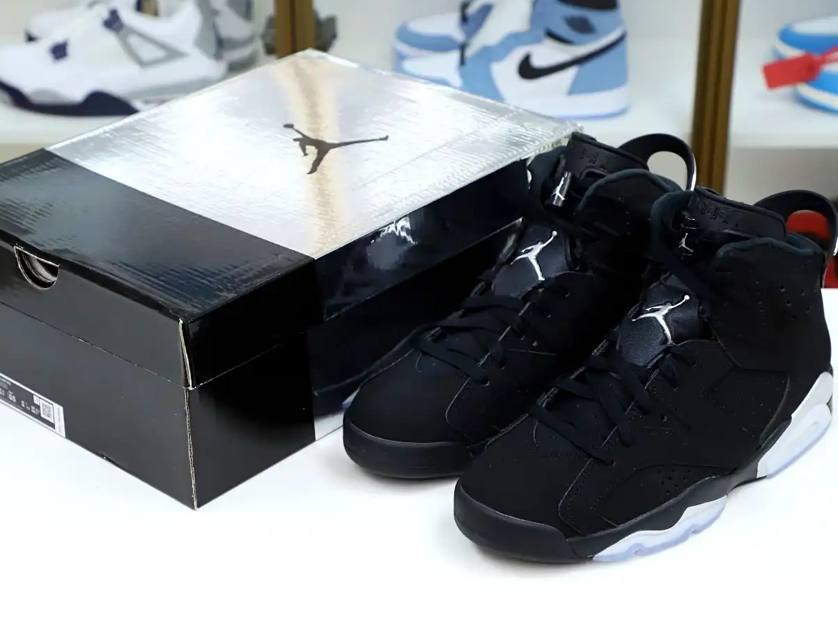 CHROME JORDAN 6 AIR 0406